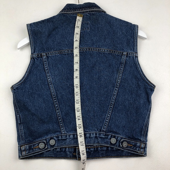 Calvin Klein CK Vintage Denim Jean Vest - Picture 4 of 7